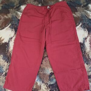 Women's L.L. Bean Nylon Mesh Outdoor Hiking Adventure Capri Style Pants